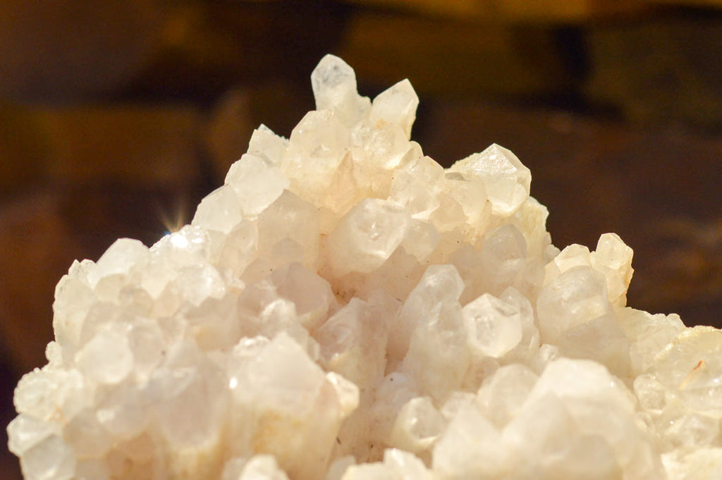 Natural Large White Quartz Clusters  x 2 From Madagascar - TopRock