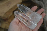 Polished Clear Quartz Crystal Points  x 8 From Madagascar - Toprock Gemstones and Minerals 