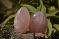 Polished  Pink Rose Quartz Standing Free Forms x 4 From Ambatondrazaka, Madagascar - TopRock