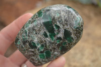 Polished Emerald In Matrix Standing Free Forms x 4 From Sandawana, Zimbabwe - TopRock