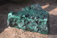 Natural Crystalline Botryoidal Malachite Specimens  x 3 From Congo - Toprock Gemstones and Minerals 