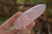 Polished Gemmy Pink Rose Quartz Standing Free Forms  x 3 From Ambatondrazaka, Madagascar - TopRock