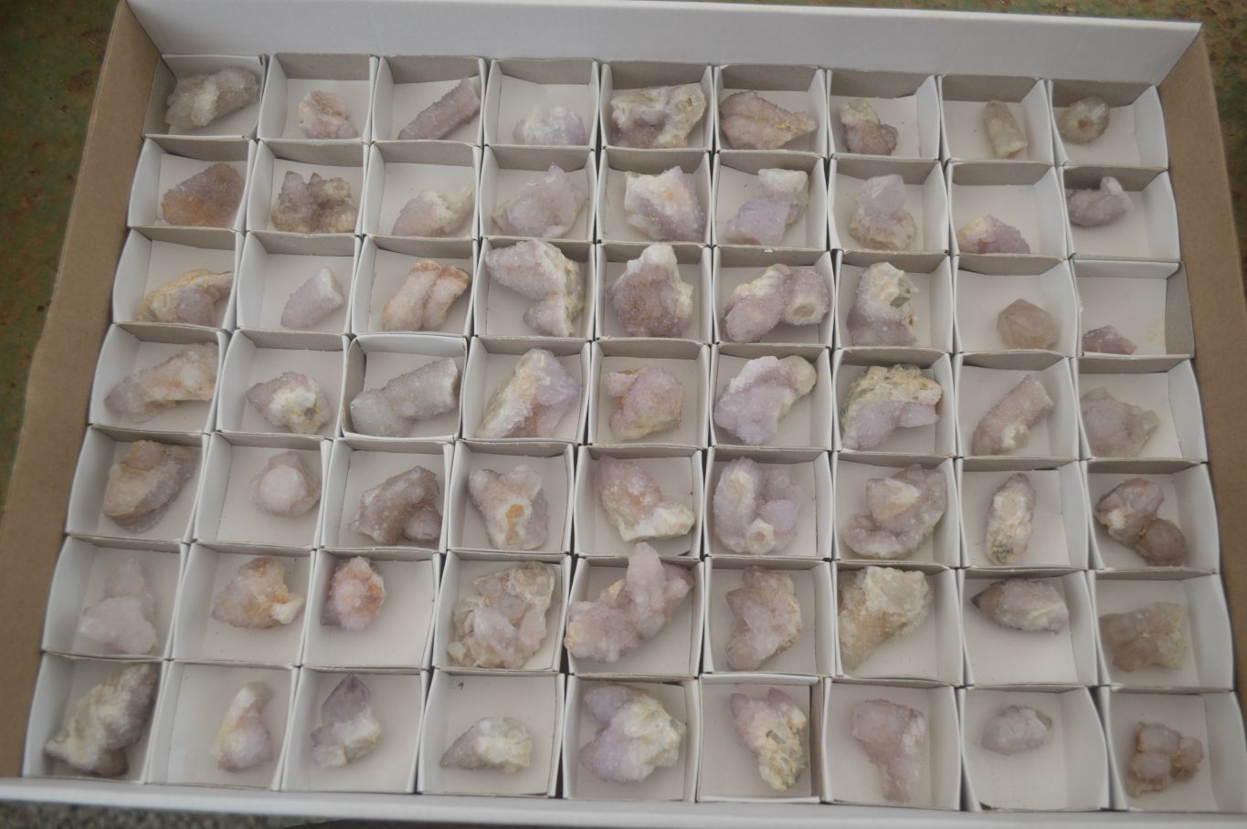 Natural Small Spirit Amethyst Quartz Crystals  x 63 From Boekenhouthoek, South Africa - Toprock Gemstones and Minerals 