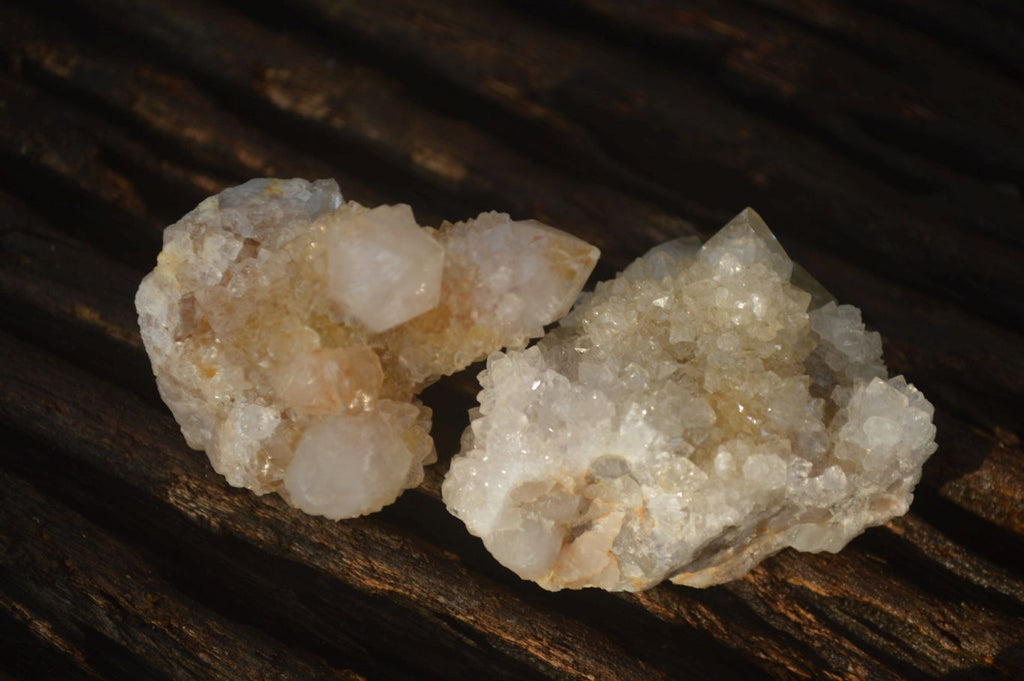 Natural Small White Spirit Fairy Quartz Clusters x 45 From Boekenhouthoek, South Africa - Toprock Gemstones and Minerals 