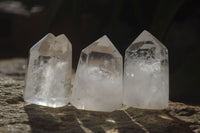 Polished Clear Quartz Crystal Points x 12 From Madagascar - Toprock Gemstones and Minerals 