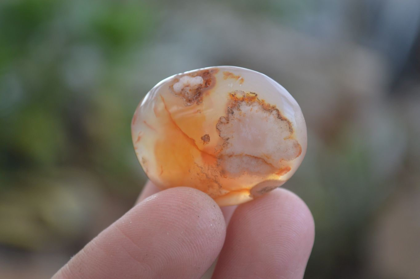 Polished Ocean Flower Agate Palm Stones  x 37 From Antsahalova, Madagascar - Toprock Gemstones and Minerals 