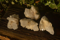 Natural Multi Terminated Quartz Clusters  x 4 From Madagascar - Toprock Gemstones and Minerals 