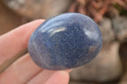 Polished  Blue Lazulite Palm Stones  x 12 From Madagascar - Toprock Gemstones and Minerals 