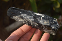 Natural Schorl Black Tourmaline Specimens x 6 From Erongo, Namibia - Toprock Gemstones and Minerals 