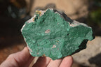 Natural Crystalline Malachite Specimens  x 6 From Congo - Toprock Gemstones and Minerals 