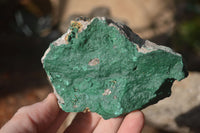 Natural Crystalline Malachite Specimens  x 6 From Congo - Toprock Gemstones and Minerals 