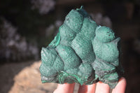 Natural Crystalline Botryoidal Malachite Specimens  x 3 From Congo - Toprock Gemstones and Minerals 