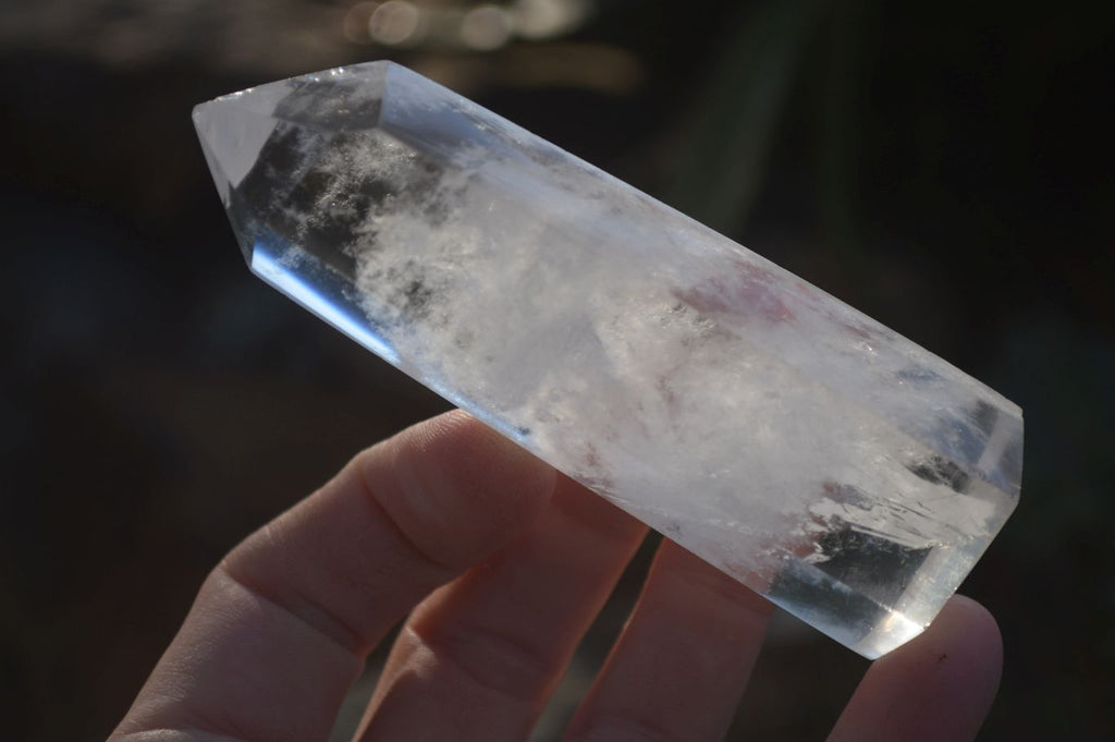 Polished Icy Clear Quartz Points x 6 From Madagascar - Toprock Gemstones and Minerals 