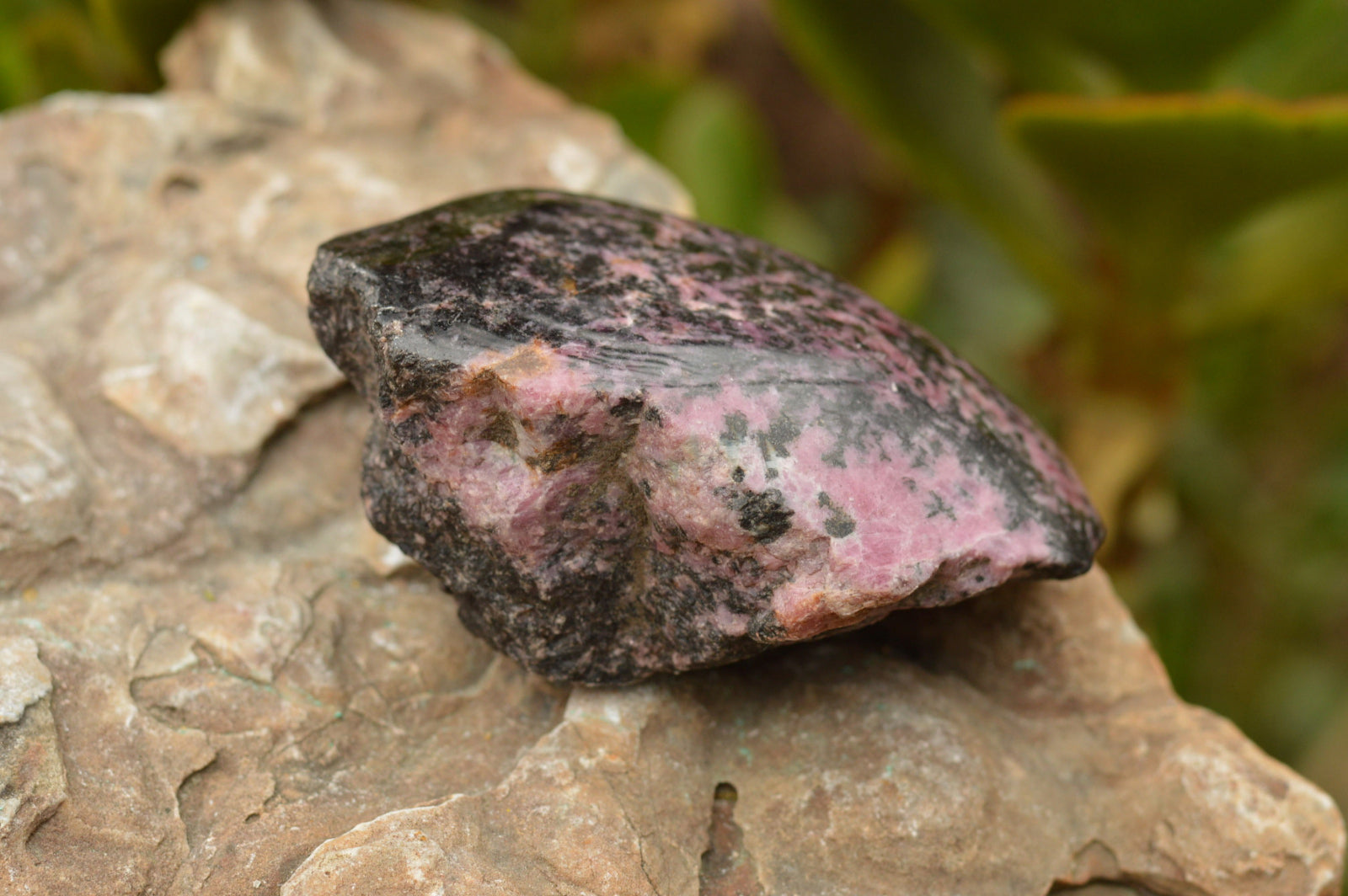 Polished Half Polished Rhodonite Free Forms  x 4 From Madagascar - TopRock