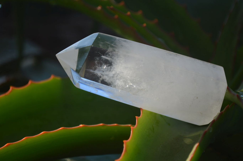 Polished Icy Clear Quartz Points x 6 From Madagascar - Toprock Gemstones and Minerals 