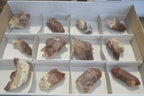 Natural Red Hematoid Quartz Specimens x 12 From Karoi, Zimbabwe - Toprock Gemstones and Minerals 