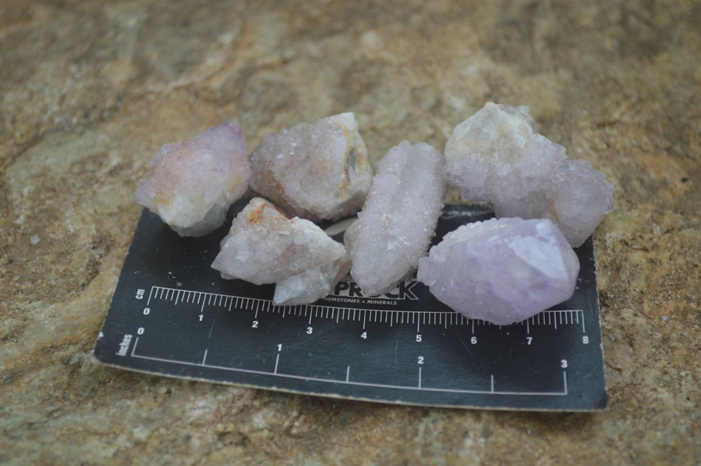 Natural Small Spirit Amethyst Quartz Crystals  x 63 From Boekenhouthoek, South Africa - Toprock Gemstones and Minerals 