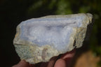Natural Blue Lace Agate Geode Specimens  x 6 From Nsanje, Malawi - Toprock Gemstones and Minerals 