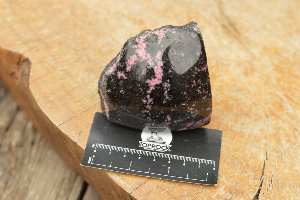 Polished Half Polished Rhodonite Free Forms  x 4 From Madagascar - TopRock