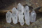 Natural Single Clear Quartz Crystals  x 35 From Madagascar - Toprock Gemstones and Minerals 