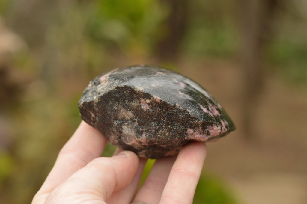Polished Half Polished Rhodonite Free Forms  x 4 From Madagascar - TopRock