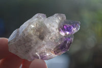 Natural Smokey Skeletal Amethyst Crystals  x 12 From Chiredzi, Zimbabwe - Toprock Gemstones and Minerals 
