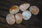 Polished Ocean Flower Agate Palm Stones  x 37 From Antsahalova, Madagascar - Toprock Gemstones and Minerals 