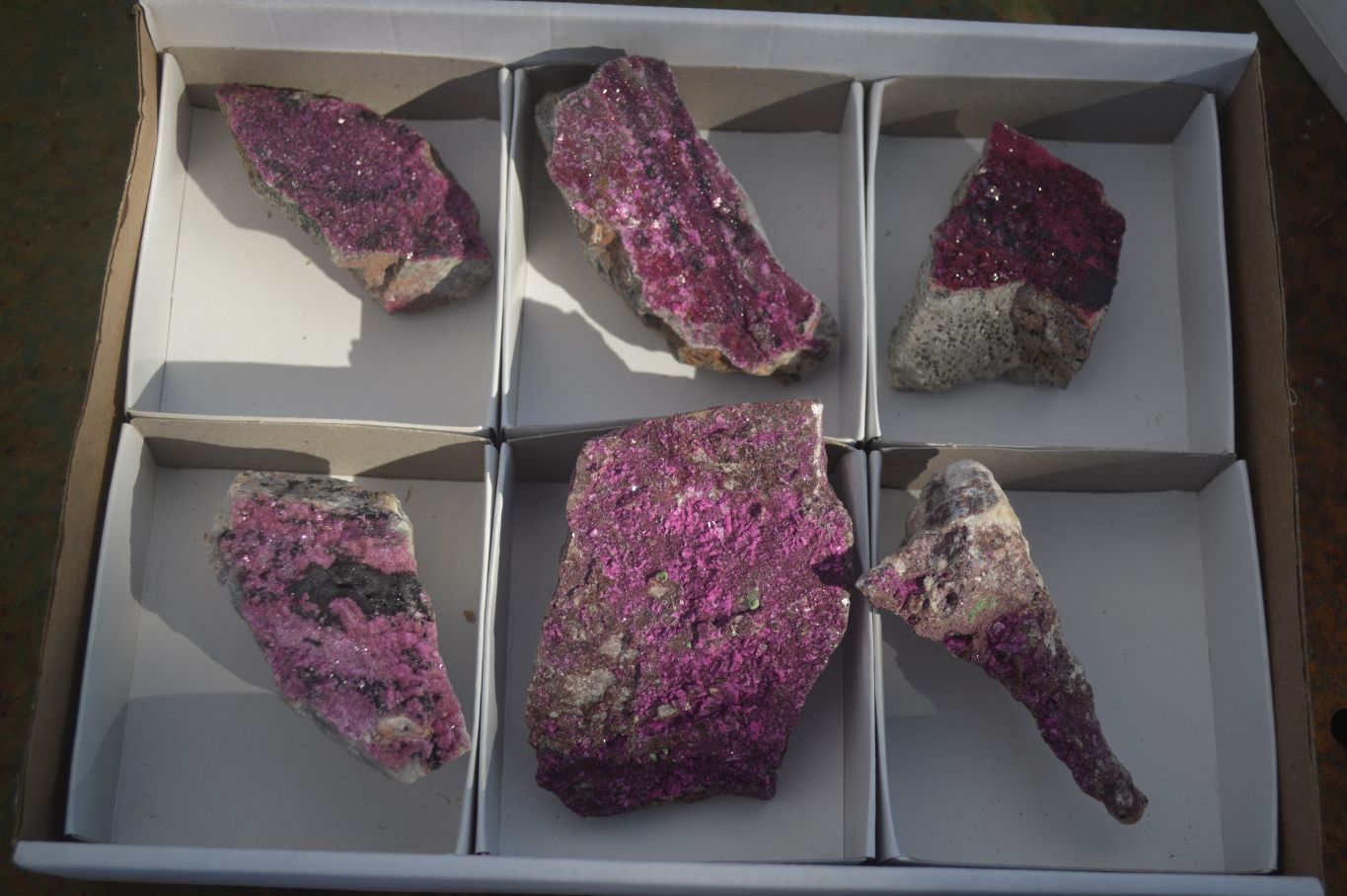 Natural Pink Salrose Cobaltion Dolomite Specimens  x 6 From Congo - Toprock Gemstones and Minerals 