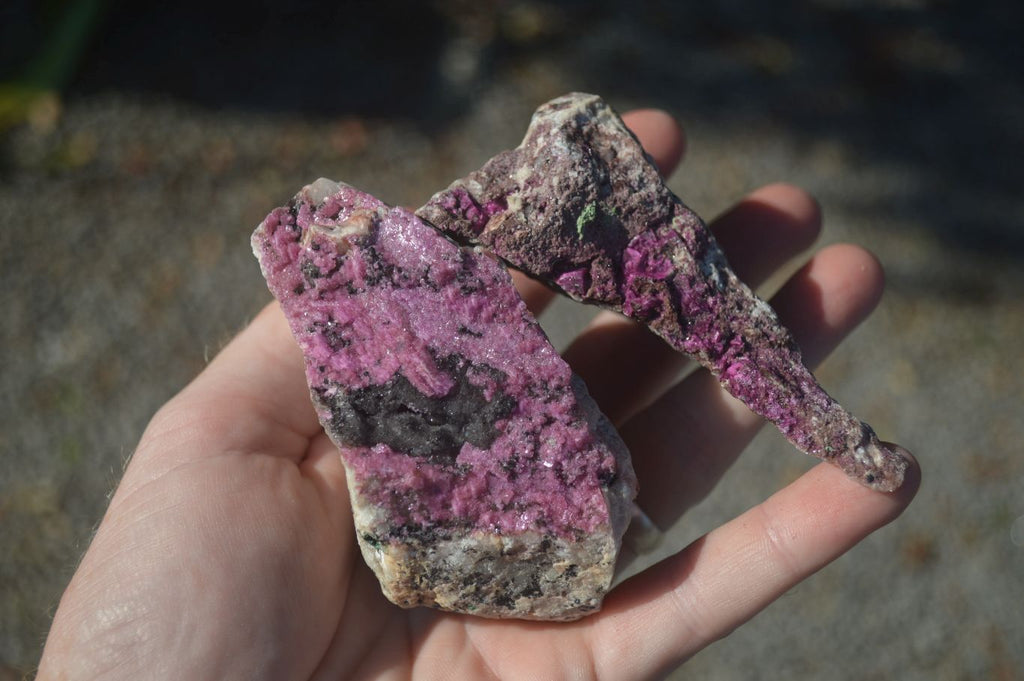 Natural Pink Salrose Cobaltion Dolomite Specimens  x 6 From Congo - Toprock Gemstones and Minerals 