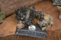 Natural Schorl Black Tourmaline Specimens x 2 From Erongo Mountains, Namibia - TopRock
