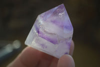 Polished Small Window Amethyst Points x 12 From Ankazobe, Madagascar - Toprock Gemstones and Minerals 