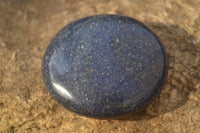 Polished  Blue Lazulite Palm Stones  x 12 From Madagascar - Toprock Gemstones and Minerals 