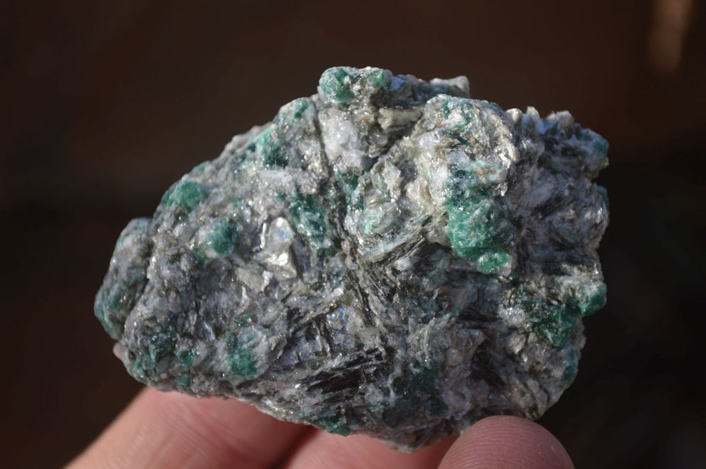 Natural Rare Emerald Mica In Matrix Cobbed Specimens x 20 From Mutoko, Zimbabwe - Toprock Gemstones and Minerals 