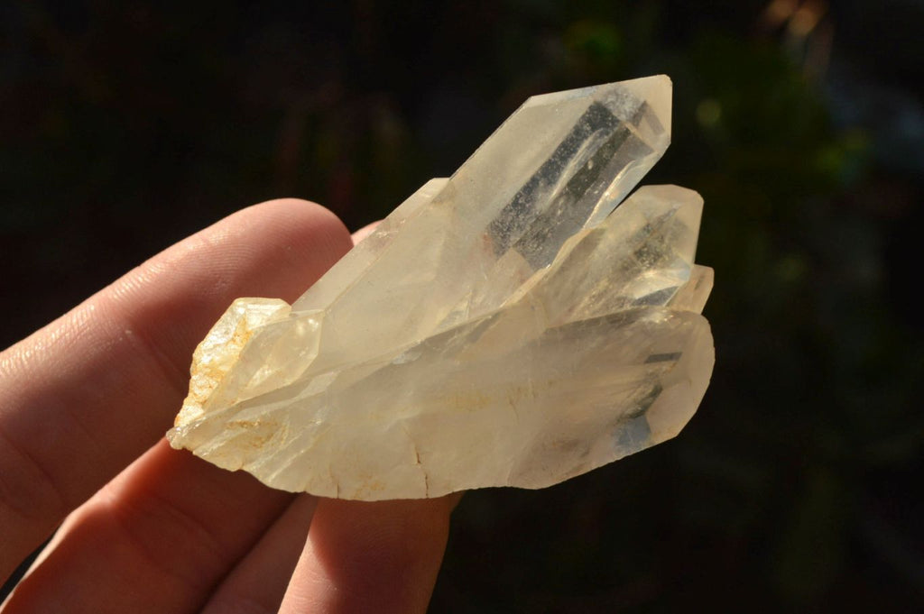 Natural Small Optic to Near Optic Quartz Clusters  x 35 From Madagascar - TopRock