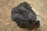 Natural Schorl Black Tourmaline Specimens x 2 From Erongo Mountains, Namibia - TopRock