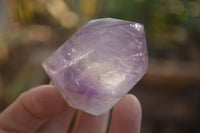 Polished Small Window Amethyst Quartz Points x 12 From Madagascar - Toprock Gemstones and Minerals 