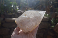 Polished Smokey Rutilated Window Amethyst Point x 1 From Madagascar - Toprock Gemstones and Minerals 