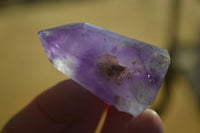 Polished Small Window Amethyst Points x 12 From Ankazobe, Madagascar - Toprock Gemstones and Minerals 