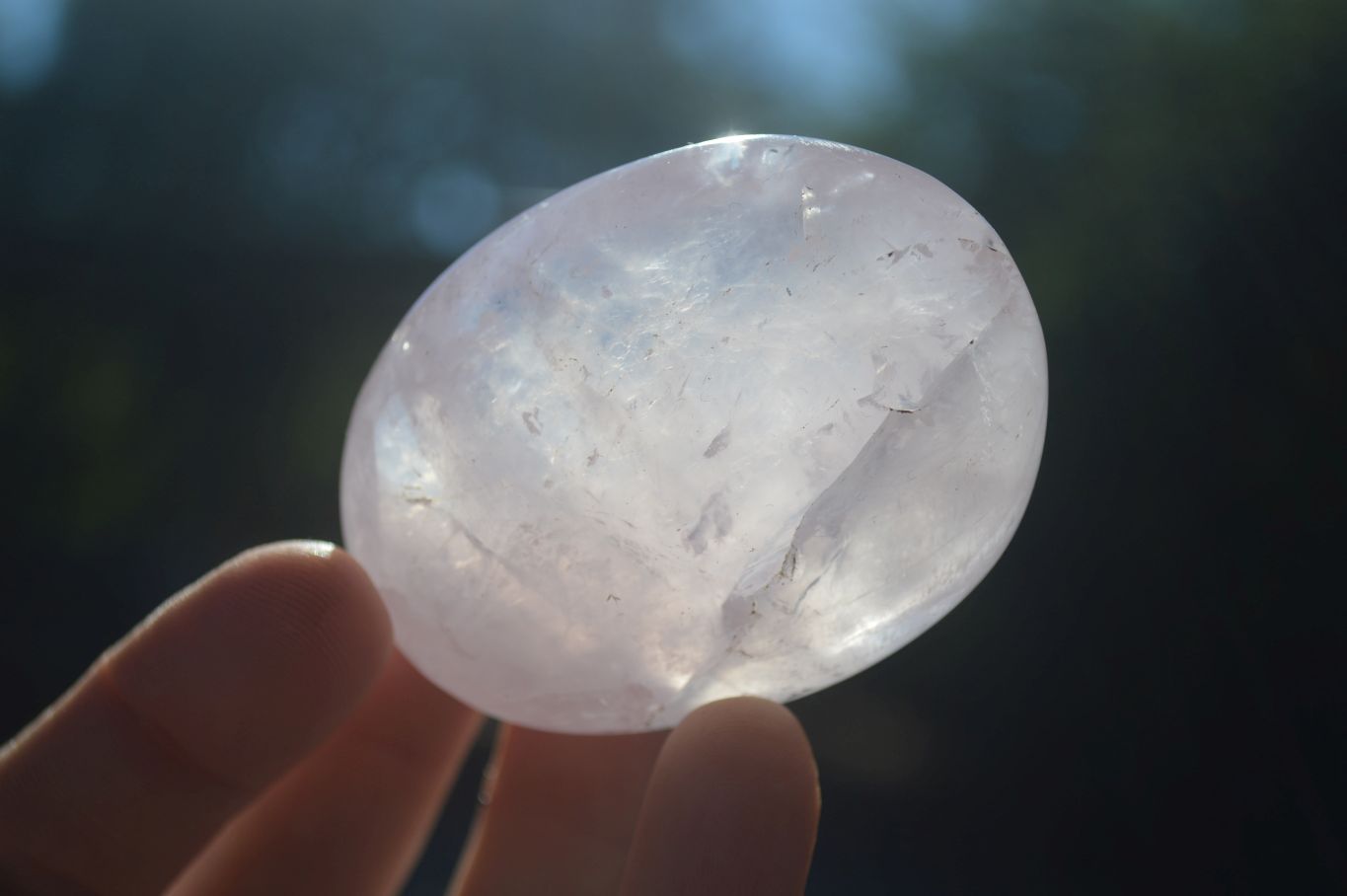 Polished Gemmy Pink Rose Quartz Palm Stones  x 12 From Madagascar - Toprock Gemstones and Minerals 
