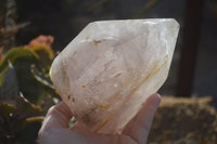 Polished Smokey Rutilated Window Amethyst Point x 1 From Madagascar - Toprock Gemstones and Minerals 