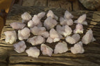 Natural Small Pale Lilac Spirit Quartz Clusters x 35 From Boekenhouthoek, South Africa - Toprock Gemstones and Minerals 