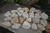 Natural Limonite Tinted Quartz Crystal Plates  x 35 From Zambia - Toprock Gemstones and Minerals 