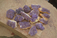 Natural Small Amethyst Plate Specimens  x 53 From Kwaggafontein, South Africa - TopRock