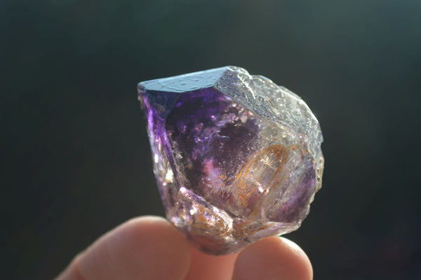Natural Skeletal Smokey Amethyst Window Quartz Crystals  x 24 From Chiredzi, Zimbabwe - Toprock Gemstones and Minerals 