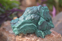 Natural Crystalline Botryoidal Malachite Specimens  x 5 From Kambove, Congo - Toprock Gemstones and Minerals 