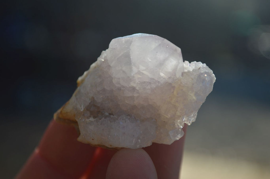 Natural Small Pale Lilac Spirit Quartz Clusters x 35 From Boekenhouthoek, South Africa - Toprock Gemstones and Minerals 