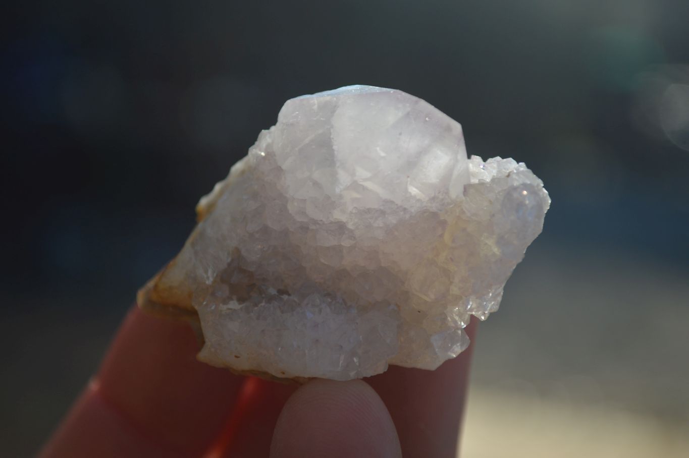 Natural Small Pale Lilac Spirit Quartz Clusters x 35 From Boekenhouthoek, South Africa - Toprock Gemstones and Minerals 