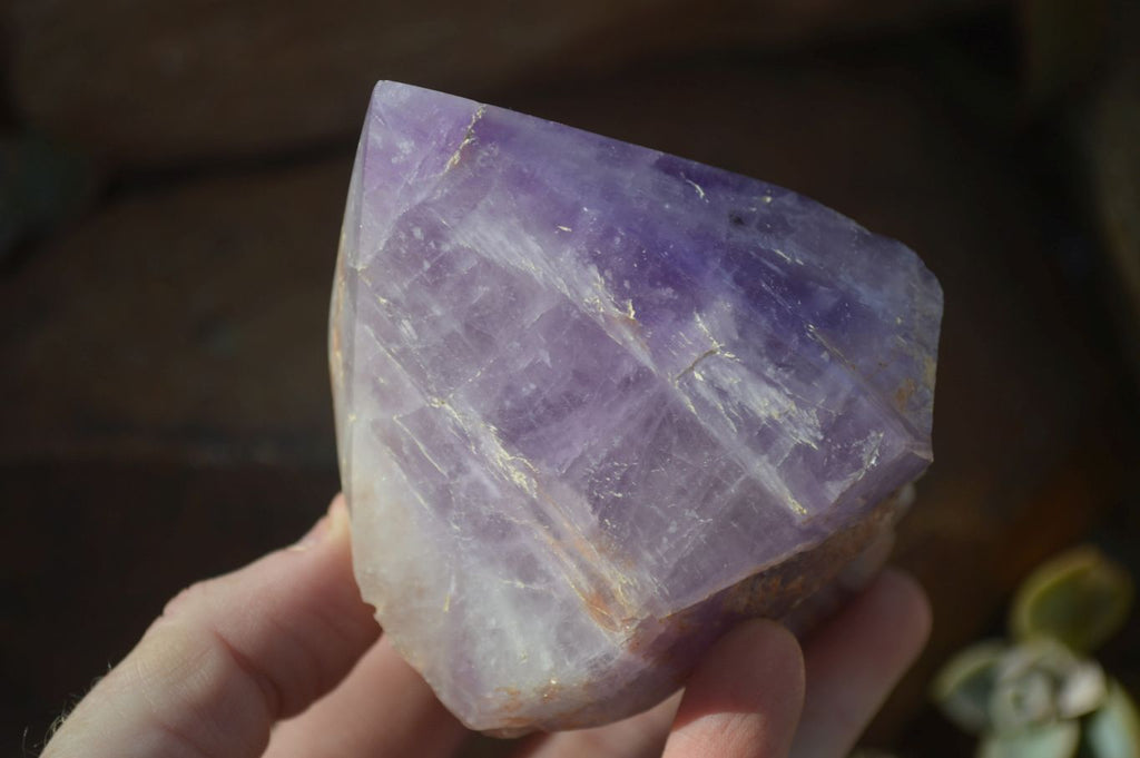 Polished Large Jacaranda Amethyst Crystals x 6 From Zambia - Toprock Gemstones and Minerals 