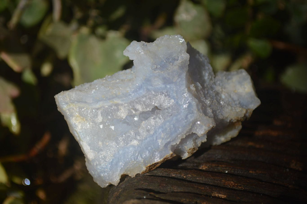 Natural Etched Blue Chalcedony Specimens  x 6 From Nsanje, Malawi - Toprock Gemstones and Minerals 
