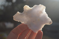Natural Etched Blue Chalcedony Specimens  x 12 From Nsanje, Malawi - Toprock Gemstones and Minerals 